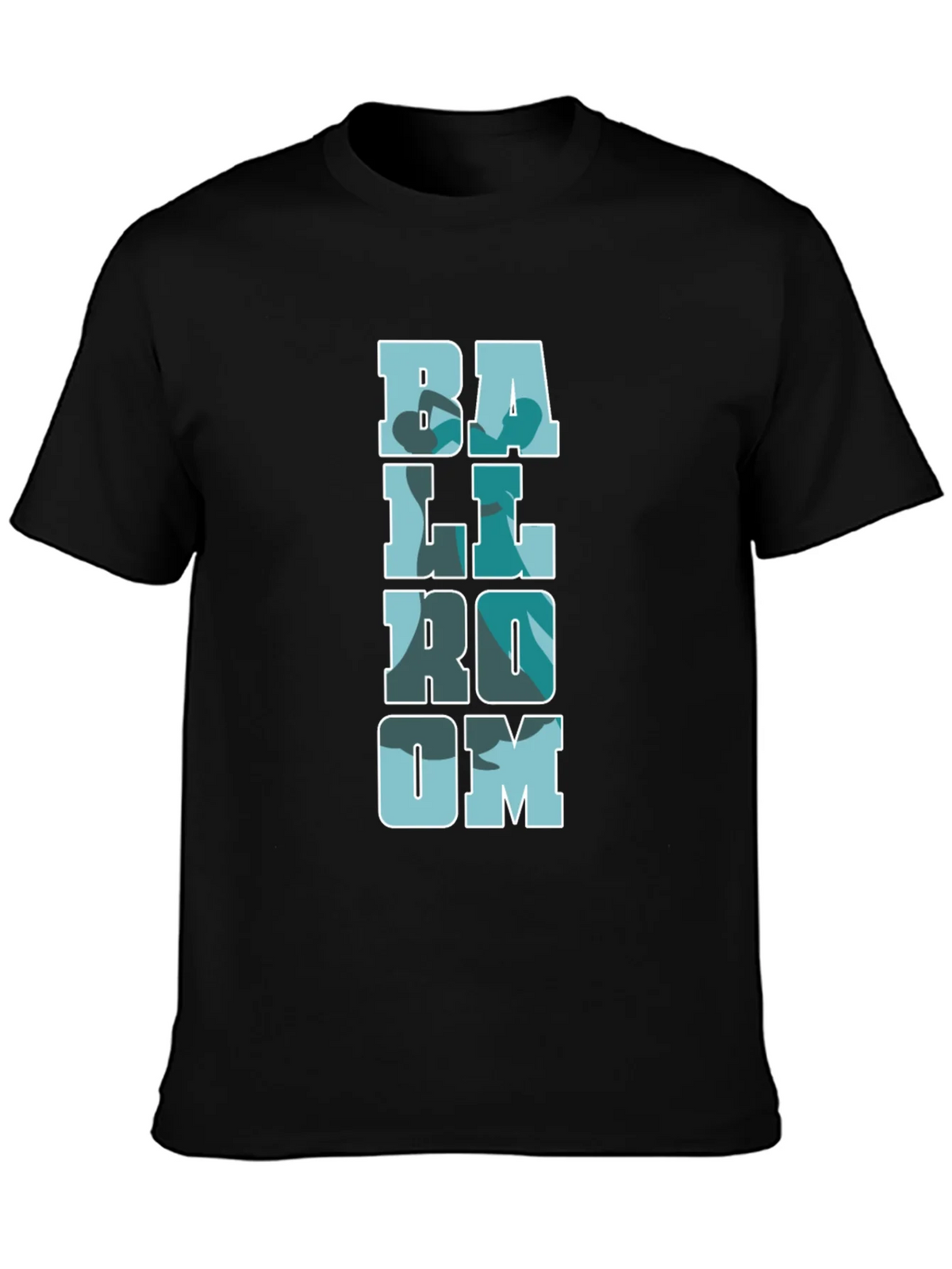 Ballroom Camo Print Black T-Shirt product image 6