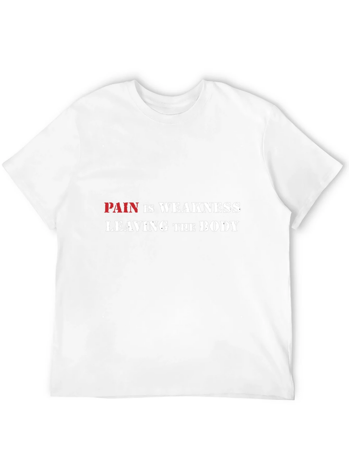 Pain is Weakness Graphic Tee product image 3