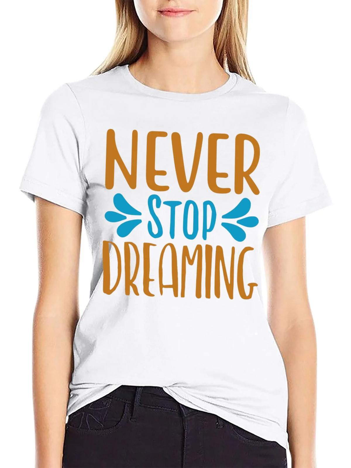Never Stop Dreaming T-Shirt - Inspiring Graphic Tee product image 11