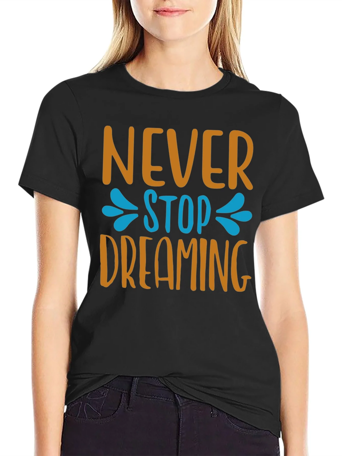 Never Stop Dreaming T-Shirt - Inspiring Graphic Tee product image 5