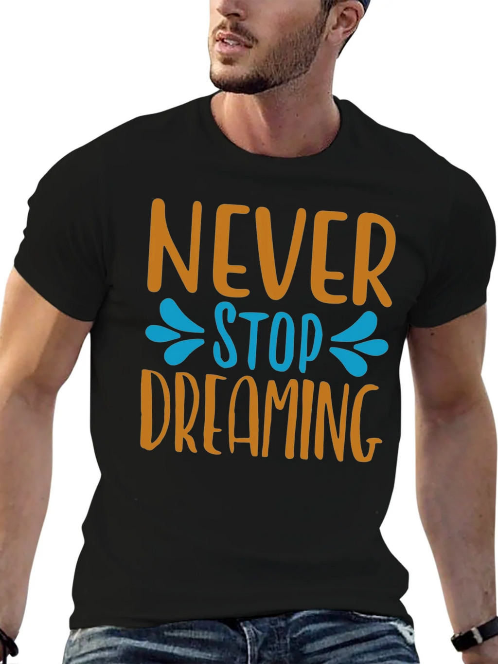 Never Stop Dreaming T-Shirt - Inspiring Graphic Tee product image 9