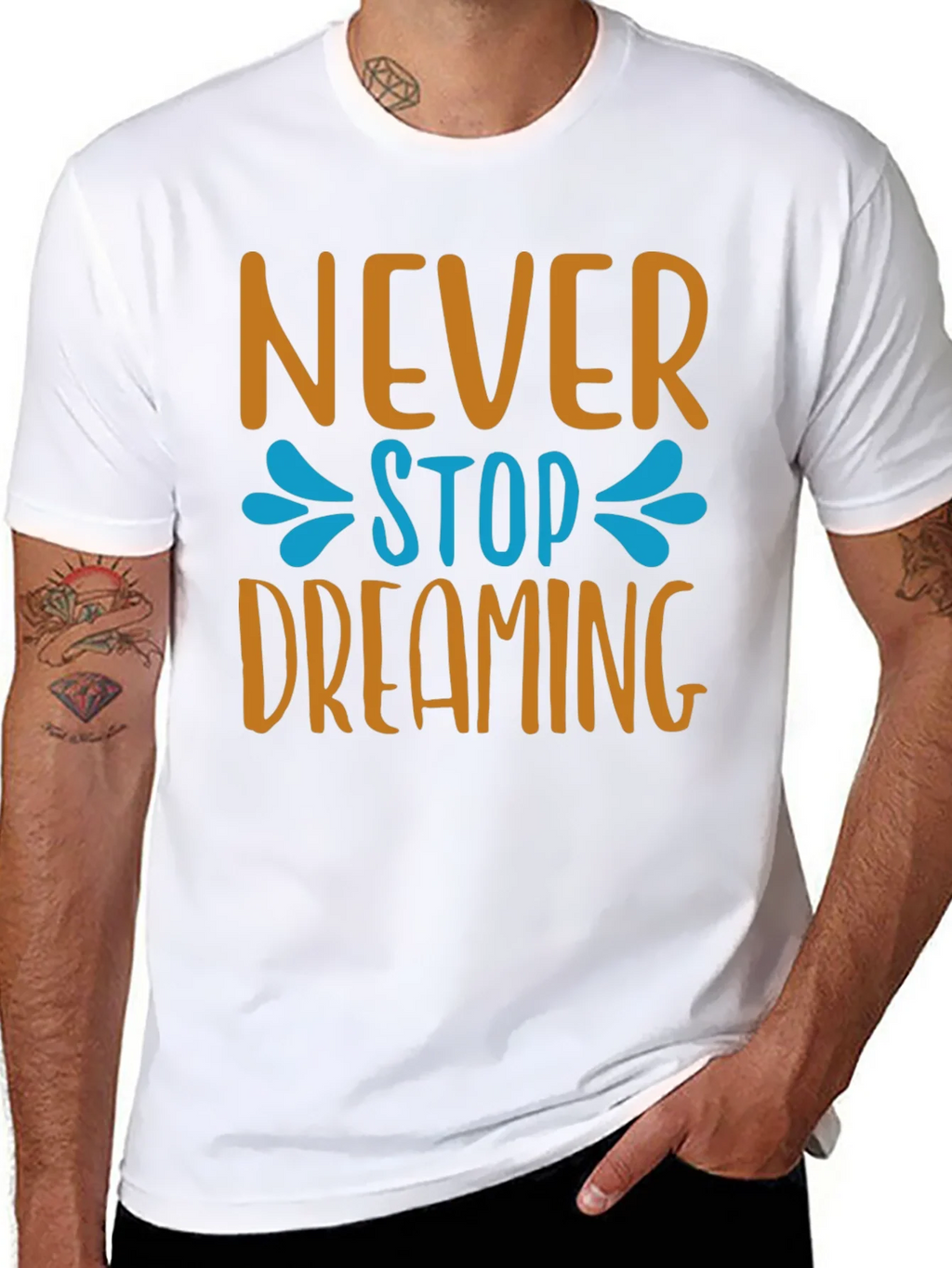 Never Stop Dreaming T-Shirt - Inspiring Graphic Tee product image 10