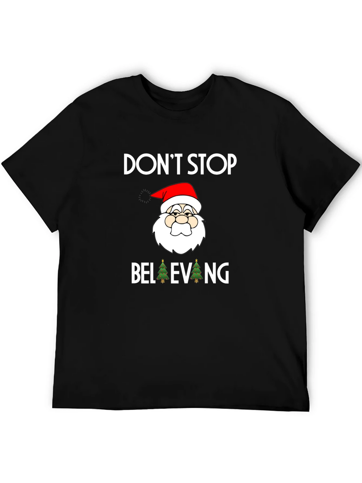 Dont Stop Believing Santa Graphic Tee product image 2