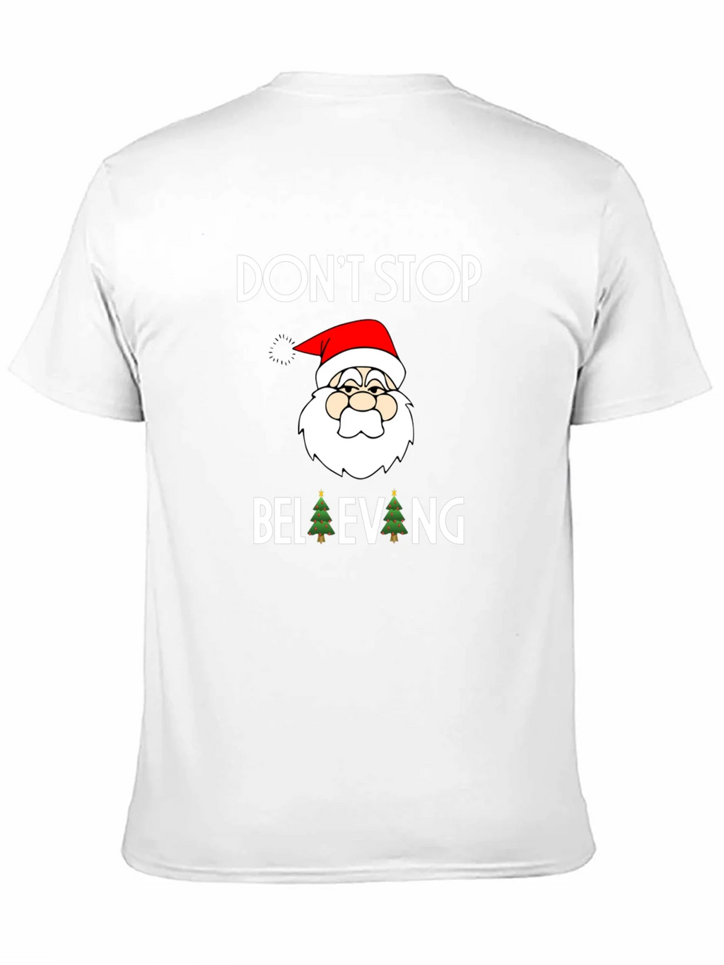 Dont Stop Believing Santa Graphic Tee product image 1