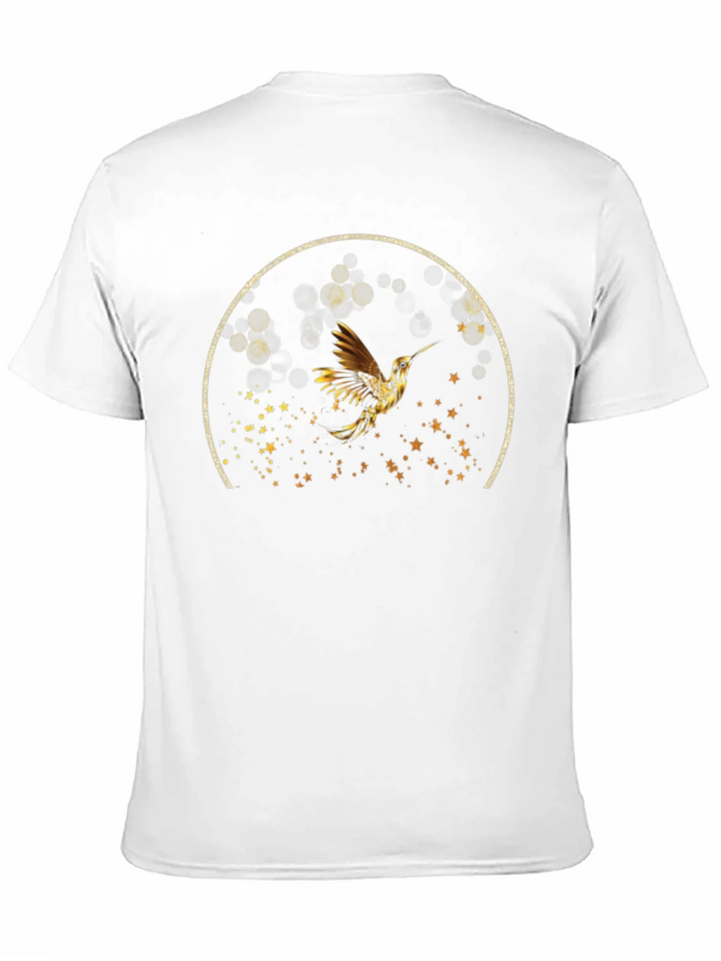 Hummingbird Graphic Tee - Stylish Black T-Shirt product image 2