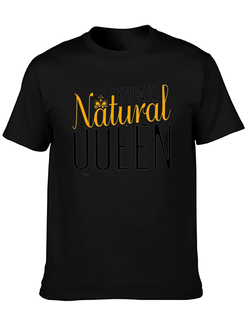 Natural Queen Graphic Tee - Black product image 6