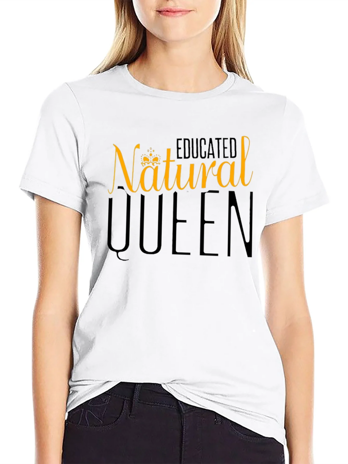 Natural Queen Graphic Tee - Black product image 11