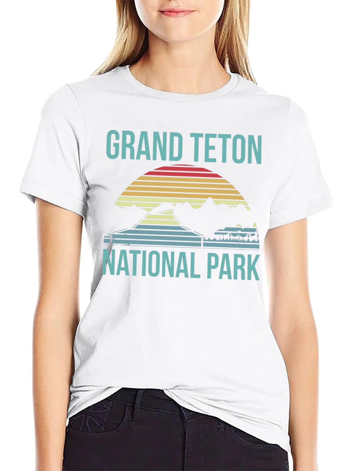 Grand Teton National Park T-Shirt Retro Style product image 11