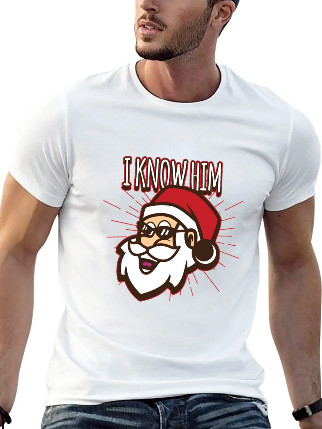 I Know Him Santa Graphic T-Shirt product image 4