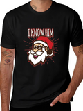 I Know Him Santa Graphic T-Shirt product image 1