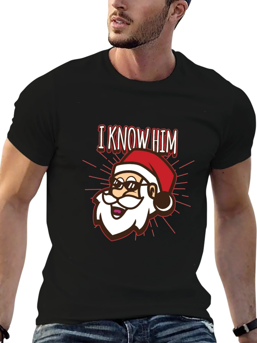 I Know Him Santa Graphic T-Shirt product image 9