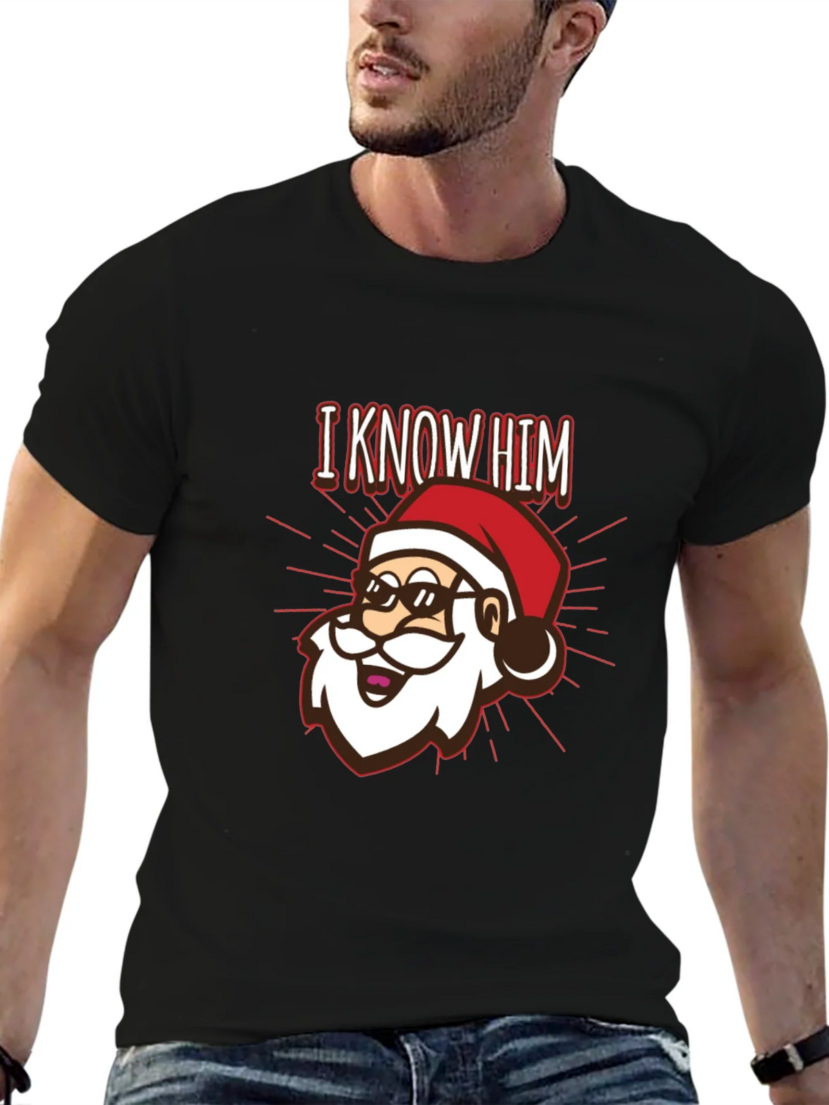 I Know Him Santa Graphic T-Shirt product image 9