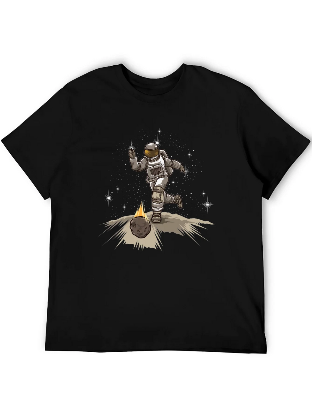Astronaut Kicking Meteor T-Shirt product image 3