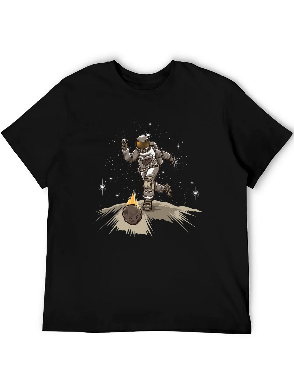 Astronaut Kicking Meteor T-Shirt product image 3