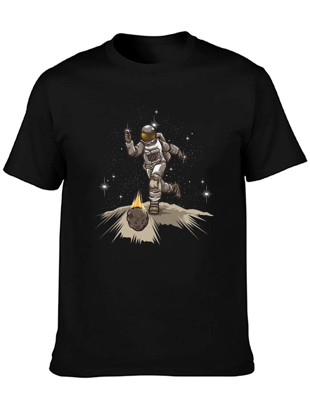 Astronaut Kicking Meteor T-Shirt product image 2