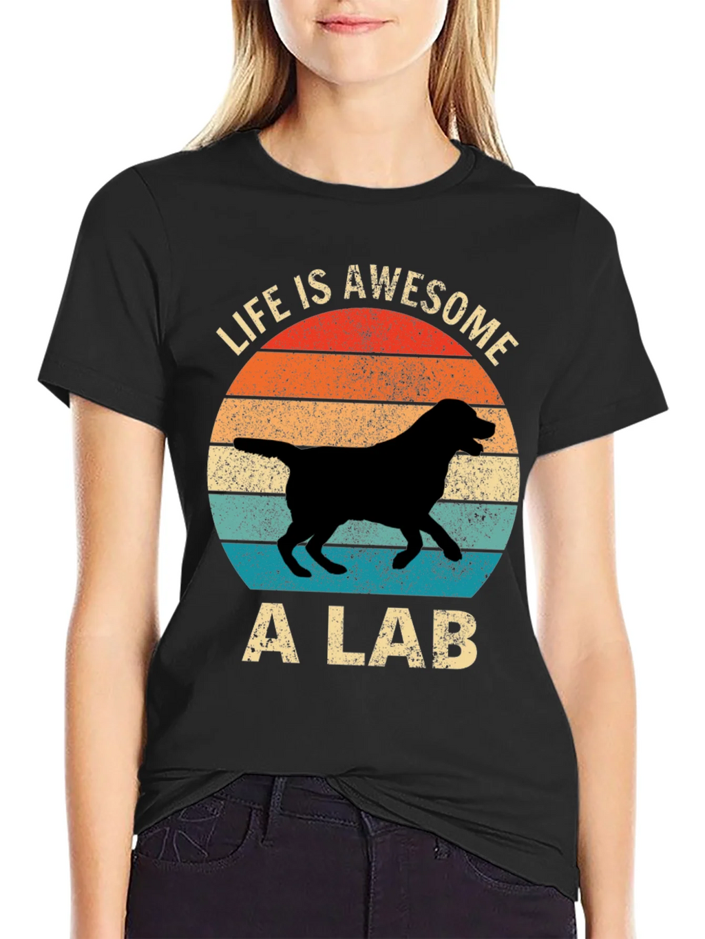 Awesome Lab T-Shirt - Retro Dog Lover Tee product image 5