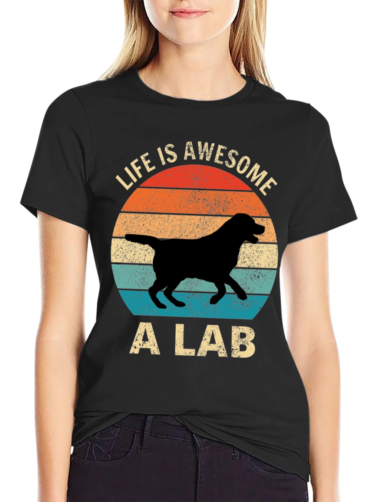 Awesome Lab T-Shirt - Retro Dog Lover Tee product image 5