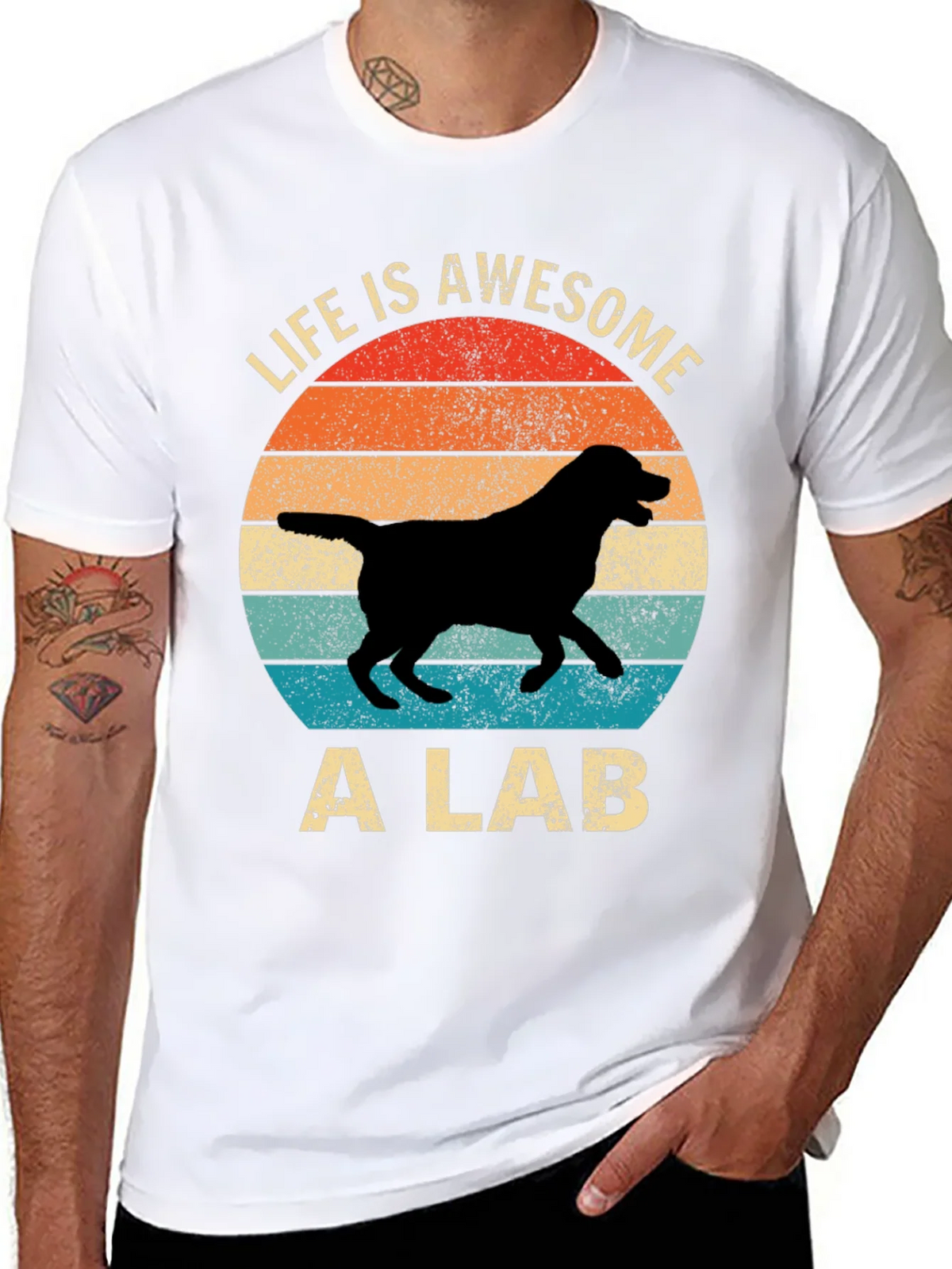 Awesome Lab T-Shirt - Retro Dog Lover Tee product image 10