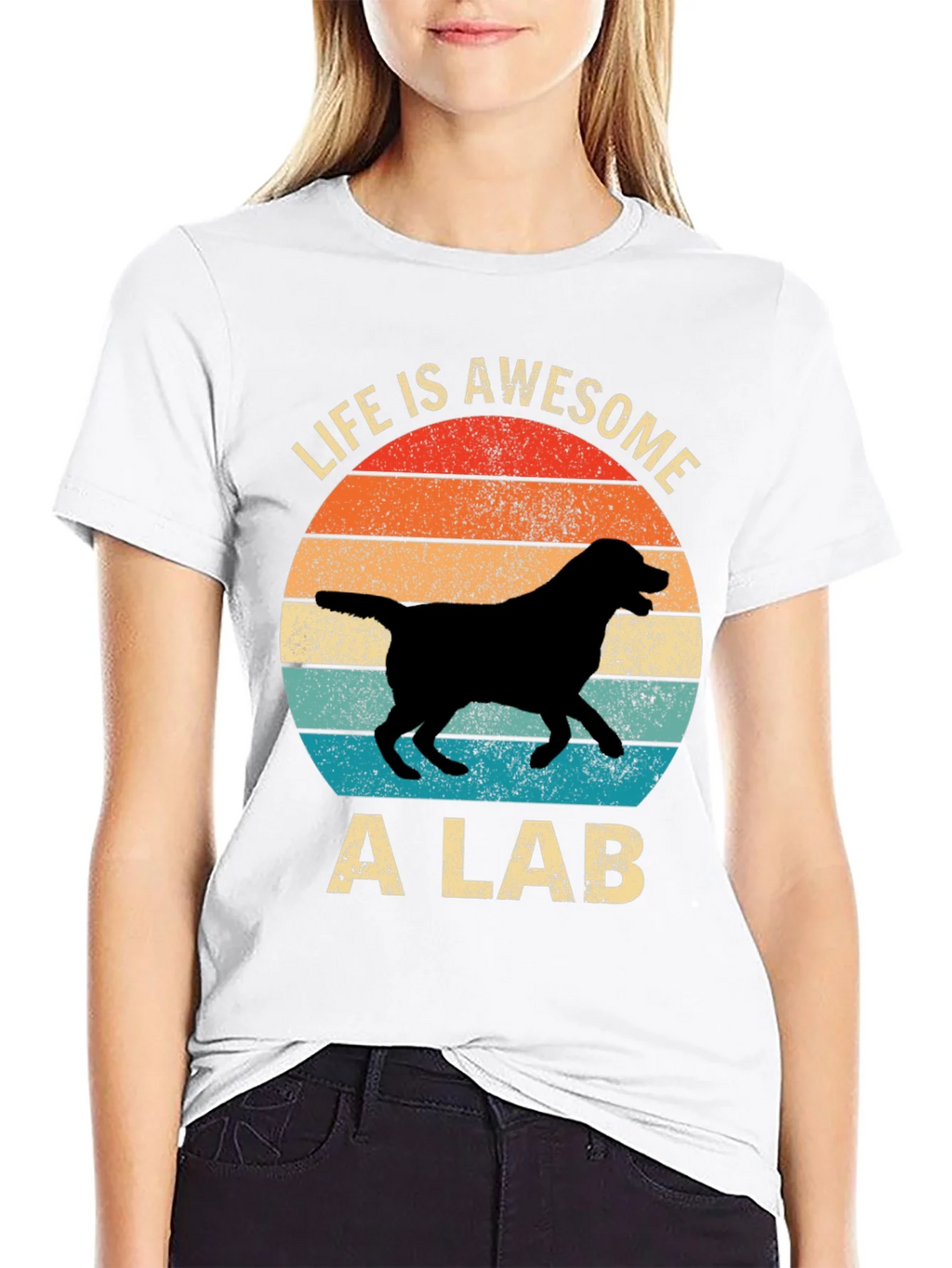 Awesome Lab T-Shirt - Retro Dog Lover Tee product image 11