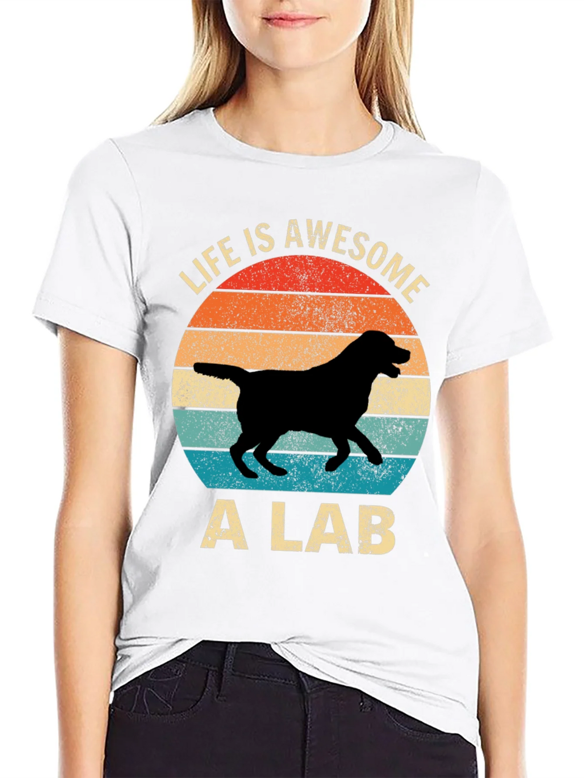 Awesome Lab T-Shirt - Retro Dog Lover Tee product image 11