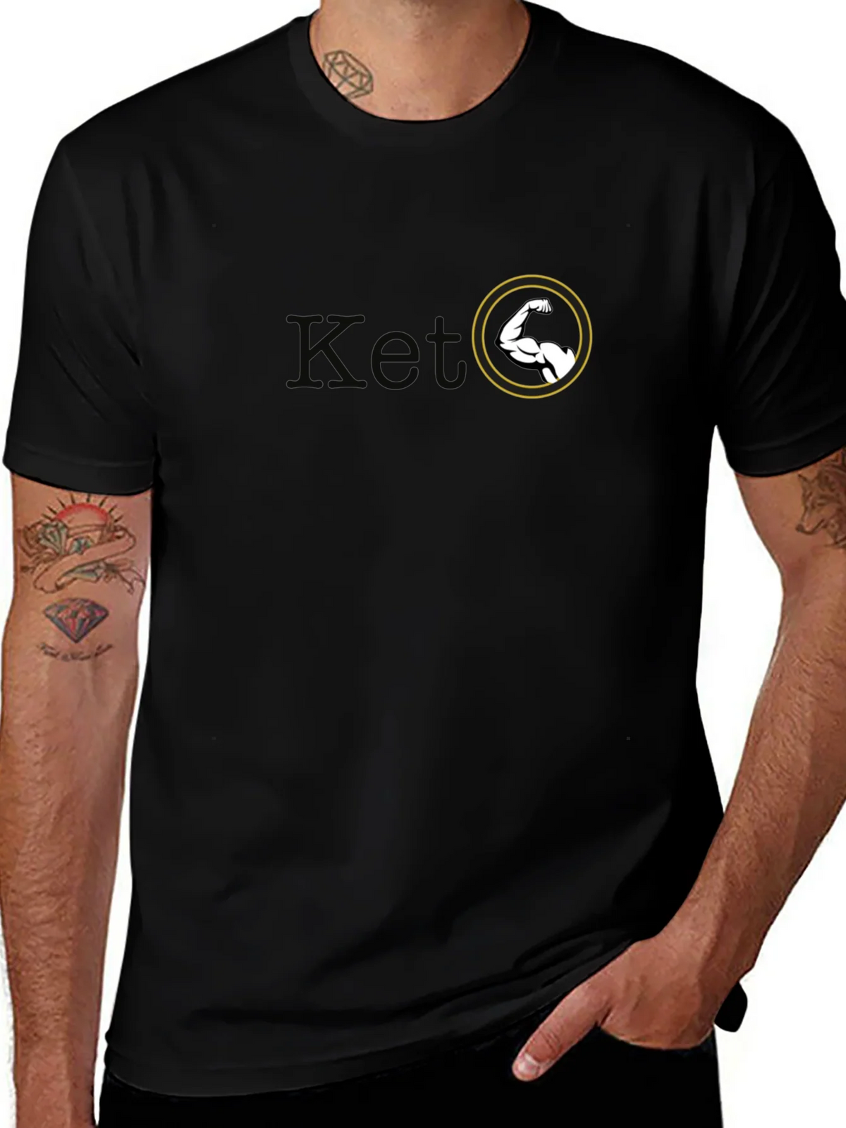 Keto Strong Mens T-Shirt - Gym Lifestyle Apparel product image 1