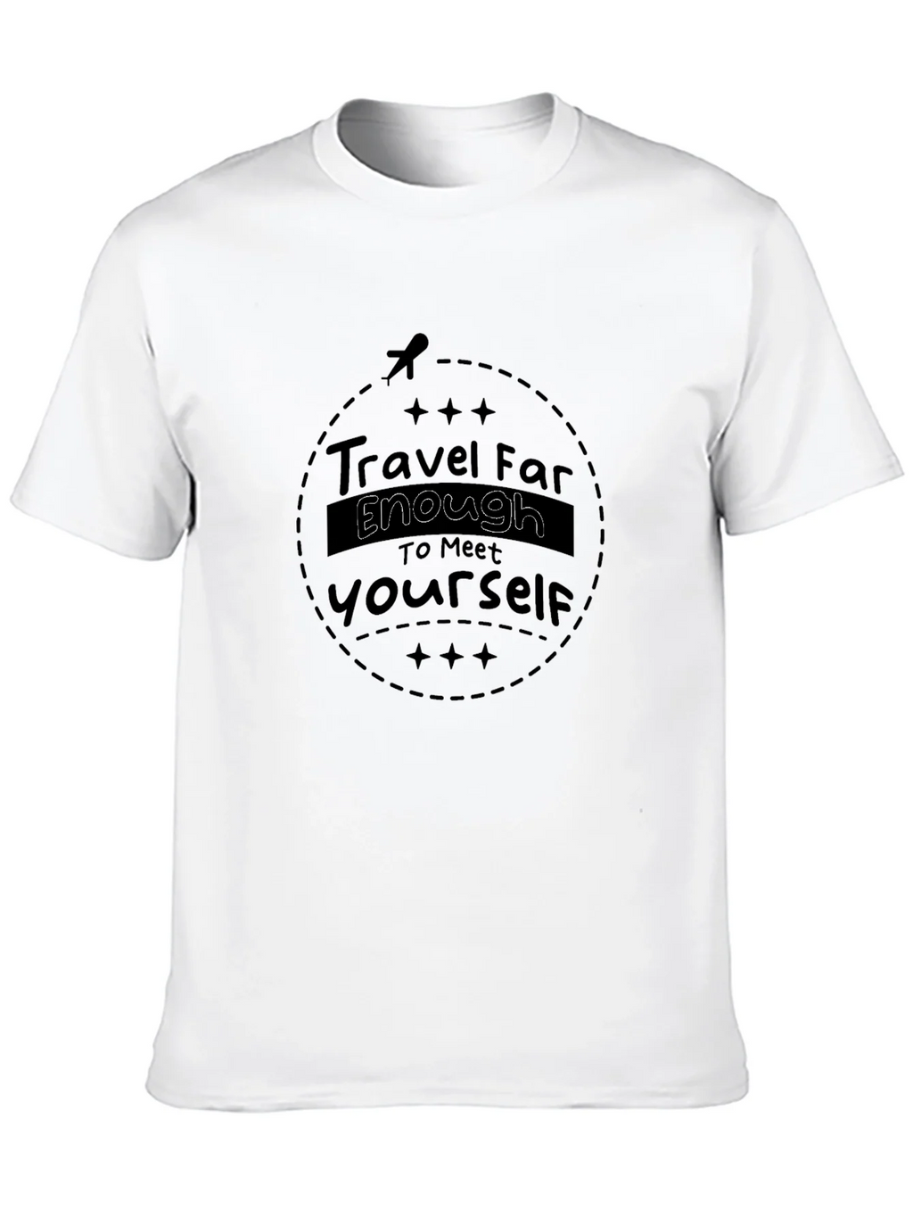 Travel Far Enough Black T-Shirt product image 4
