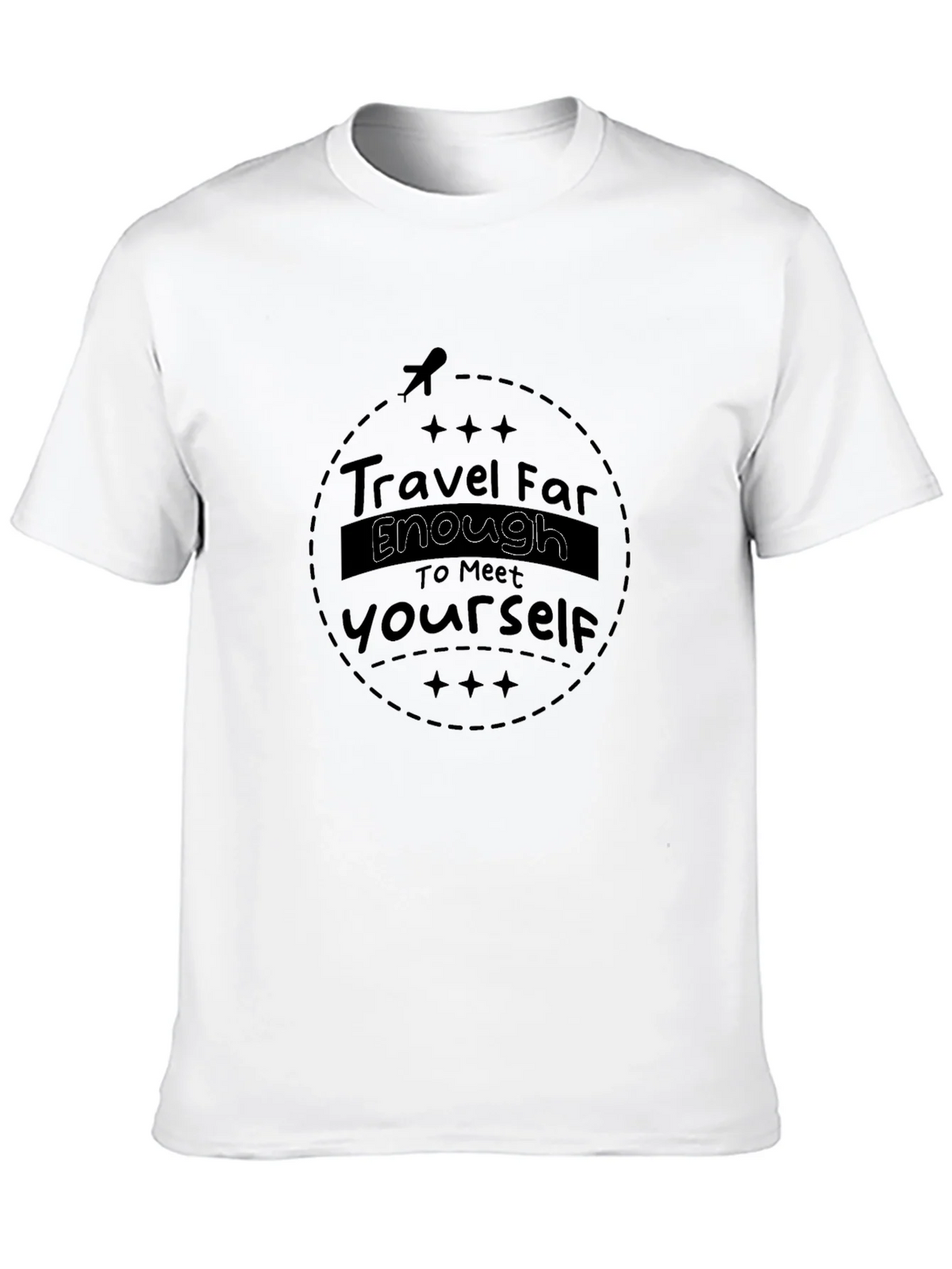 Travel Far Enough Black T-Shirt product image 4