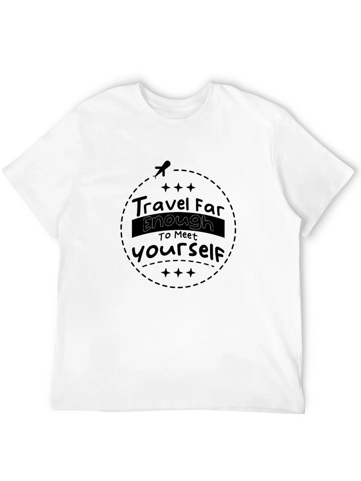 Travel Far Enough Black T-Shirt product image 2