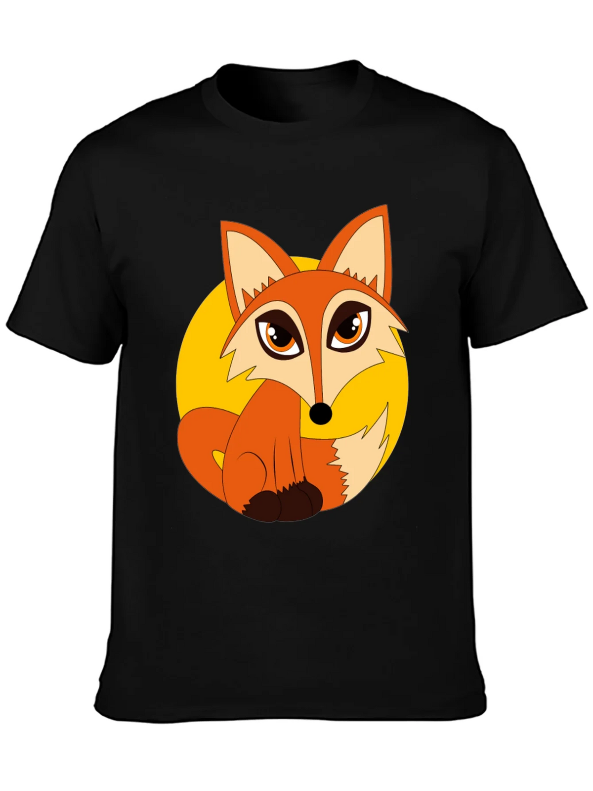 Cartoon Fox Graphic T-Shirt product image 6