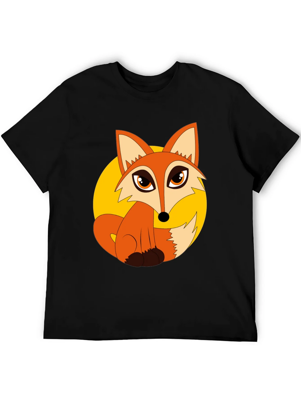 Cartoon Fox Graphic T-Shirt product image 8