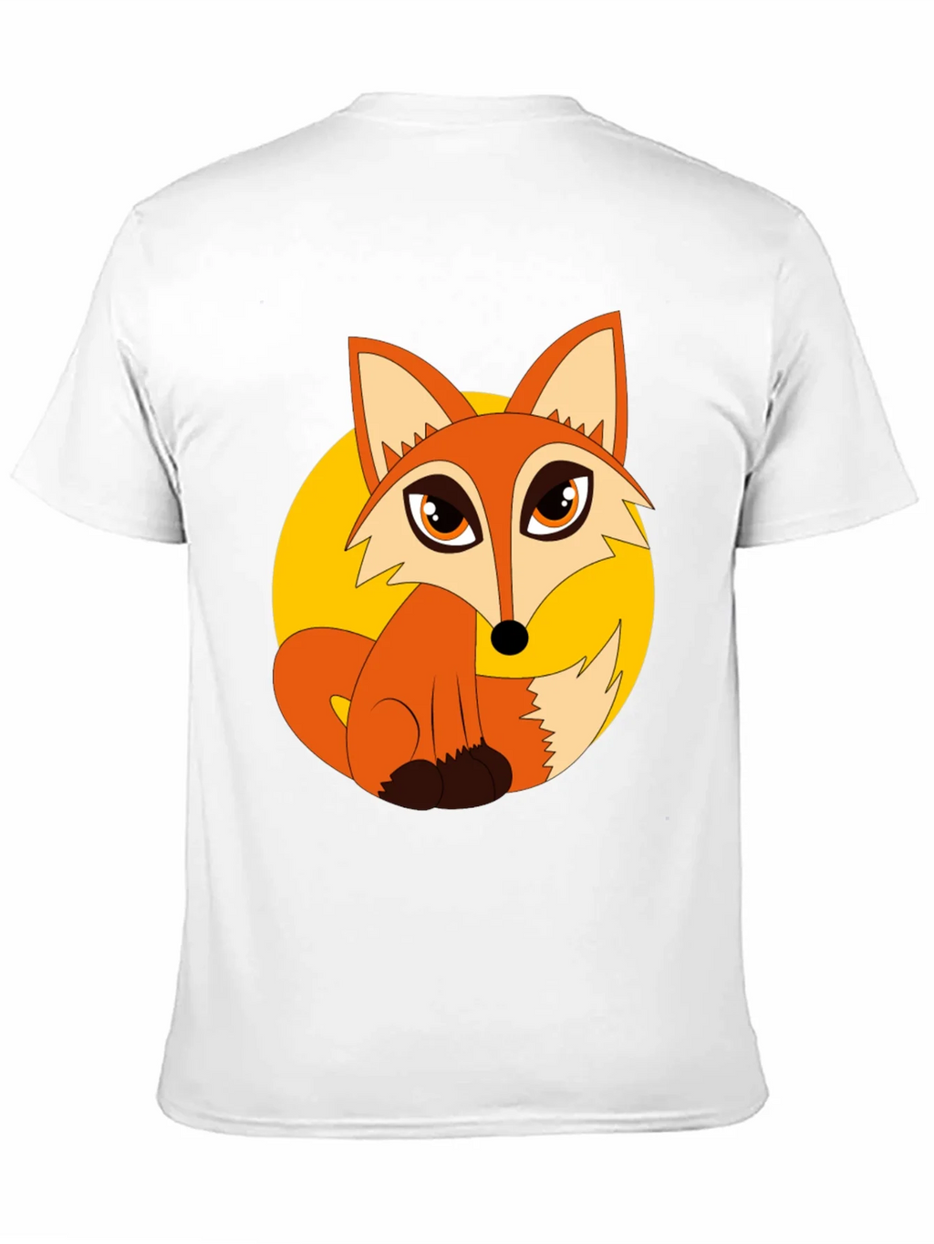 Cartoon Fox Graphic T-Shirt product image 2