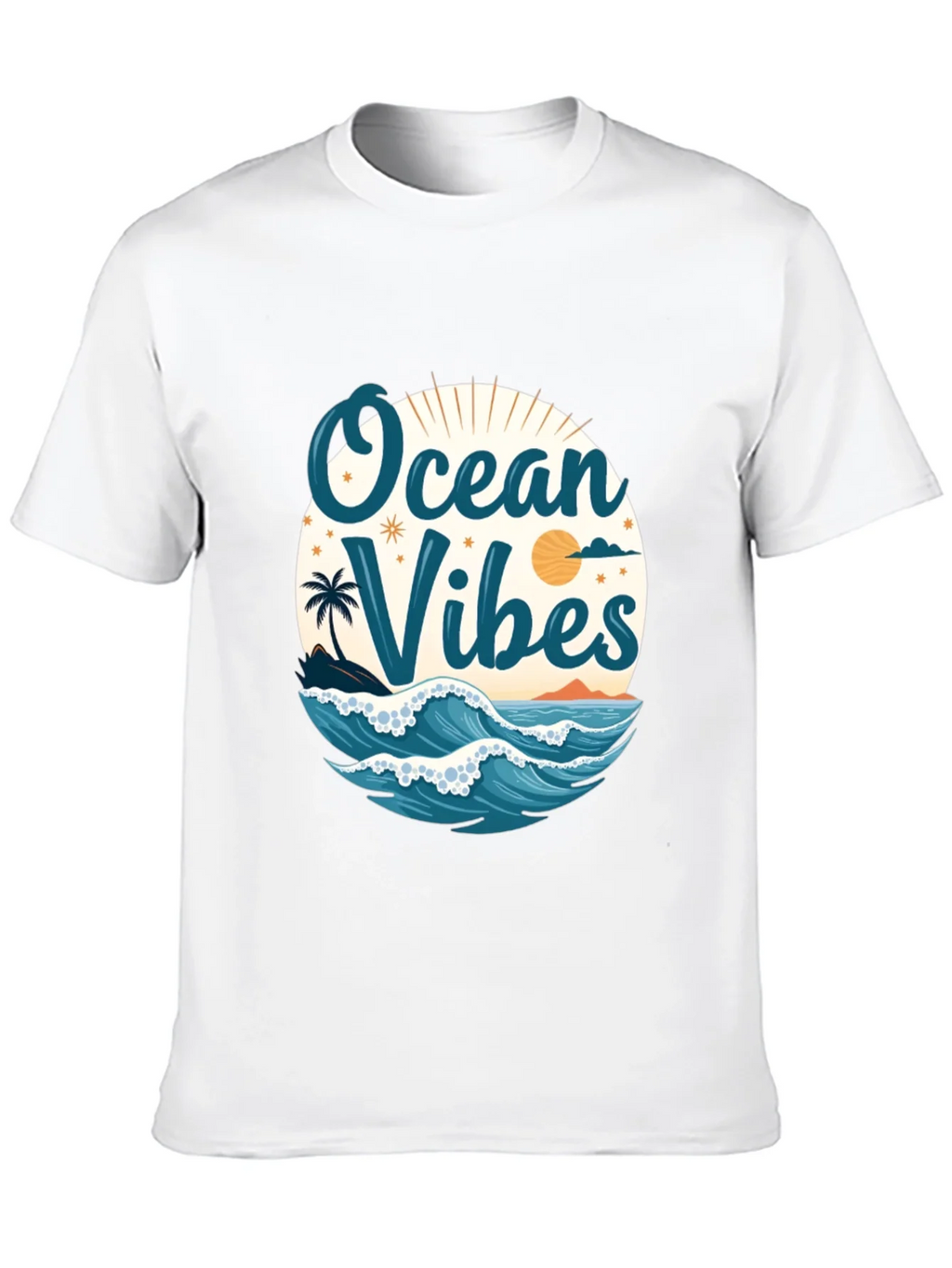 Ocean Vibes Black T-Shirt product image 12