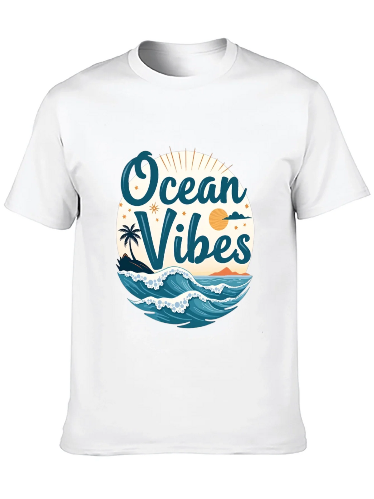 Ocean Vibes Black T-Shirt product image 12