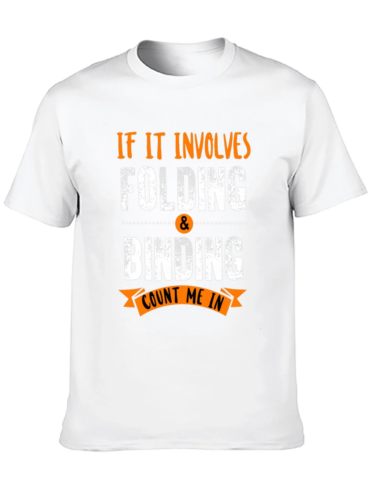 Folding & Binding Count Me In Black T-Shirt product image 12