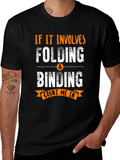 Folding & Binding Count Me In Black T-Shirt product image 1
