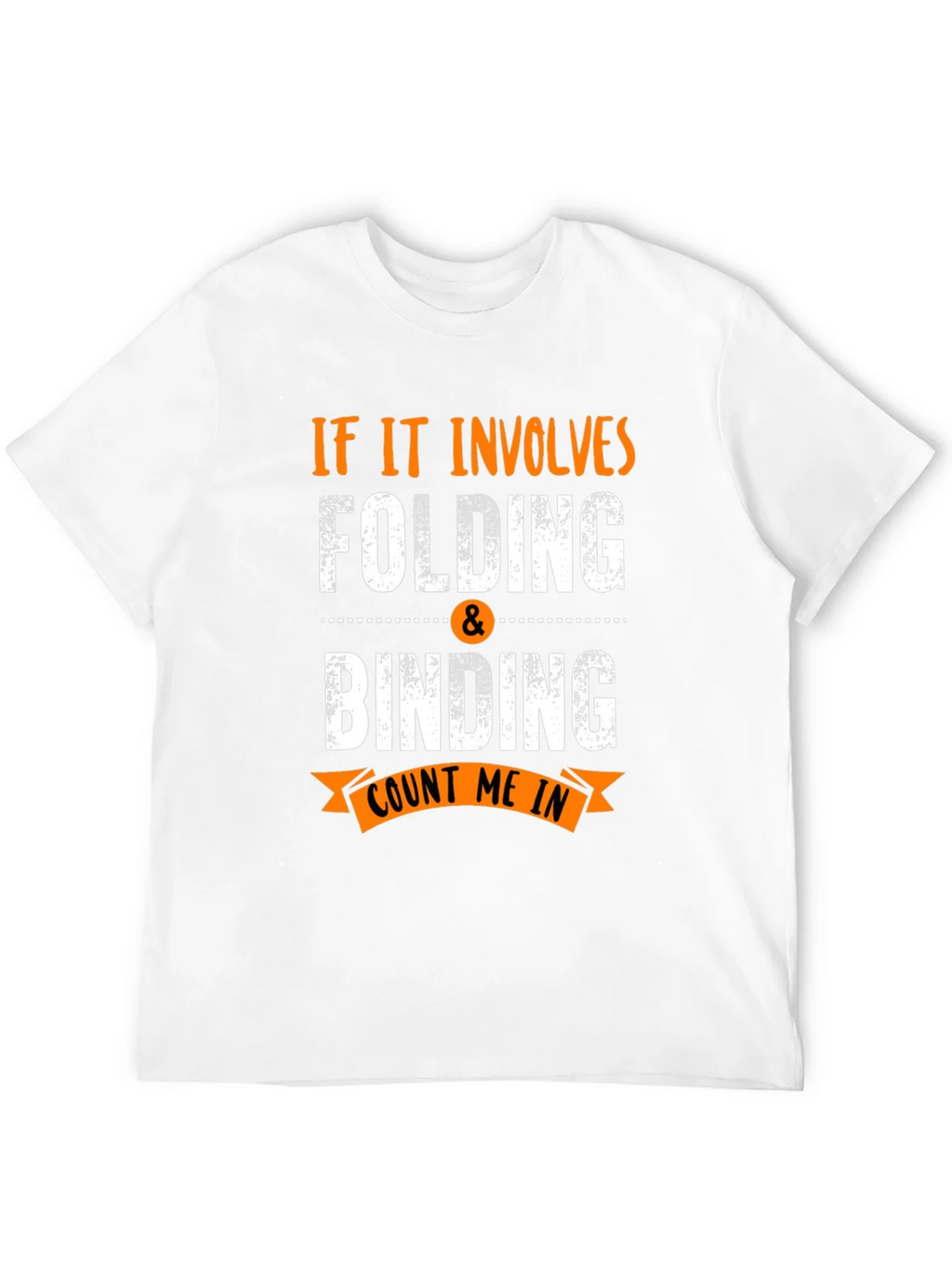 Folding & Binding Count Me In Black T-Shirt product image 3