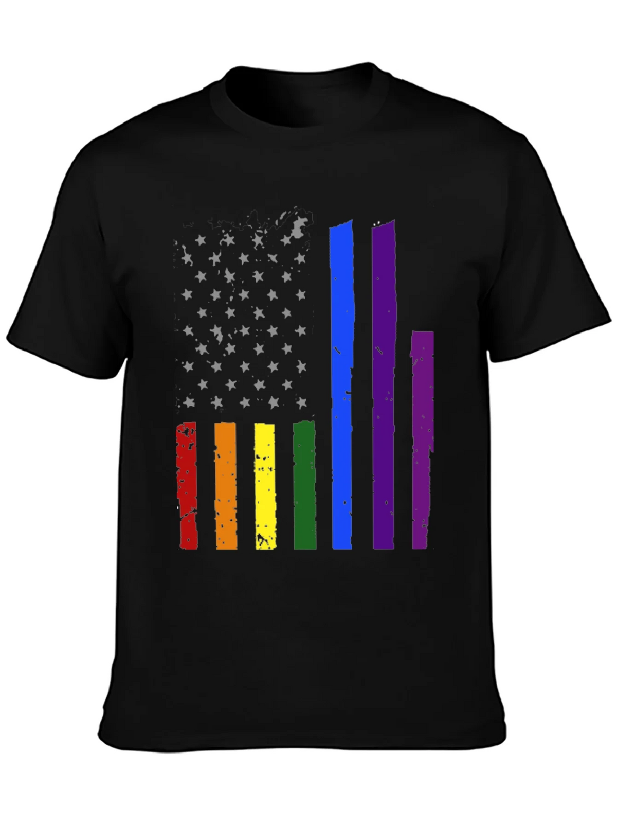 Pride American Flag Graphic Tee product image 6