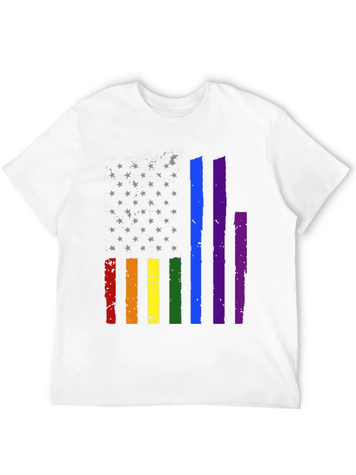 Pride American Flag Graphic Tee product image 3