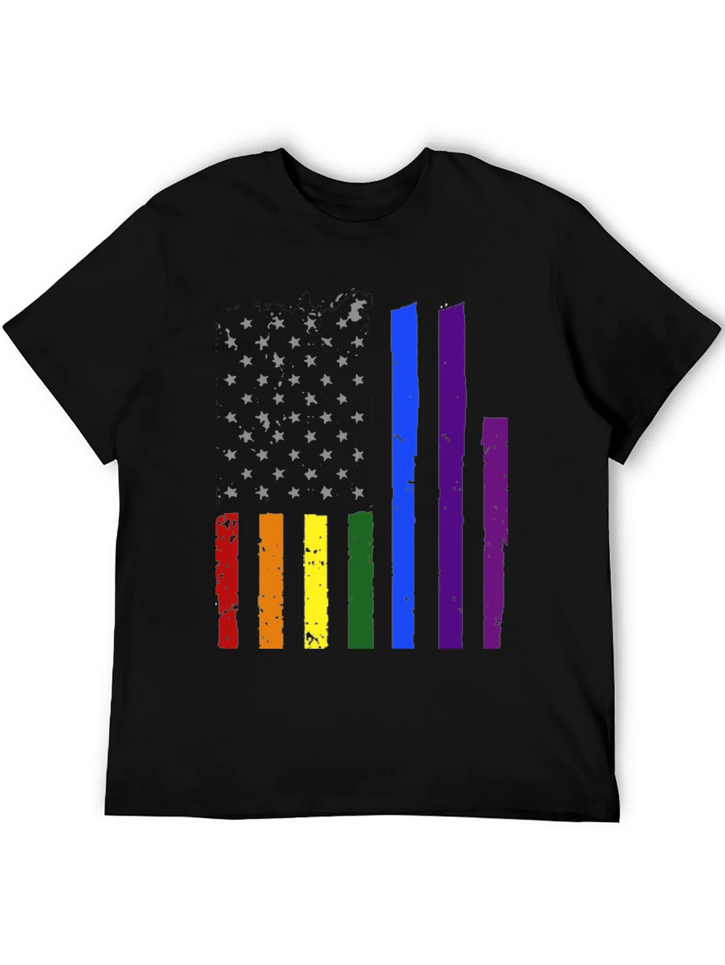 Pride American Flag Graphic Tee product image 8