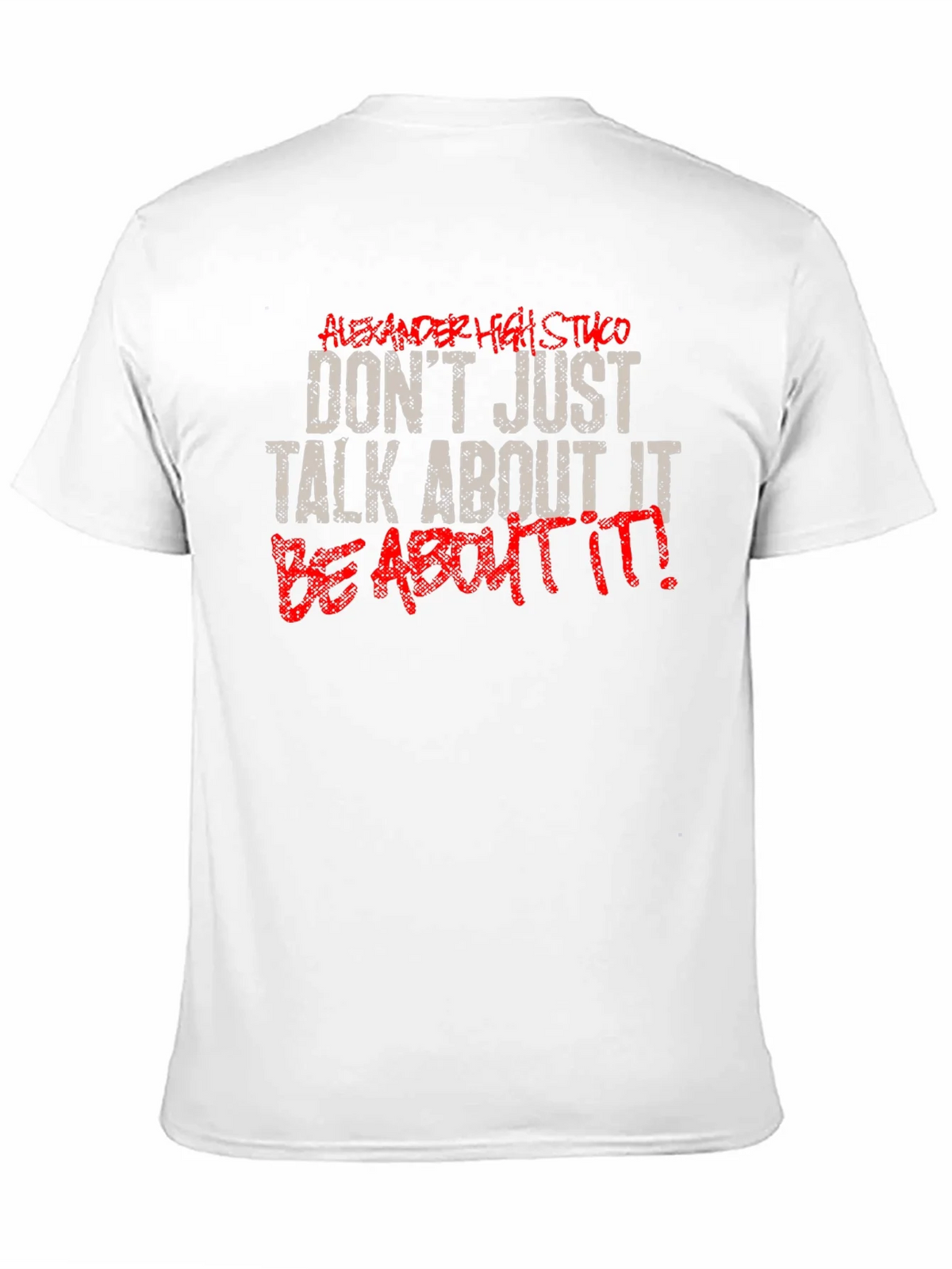 Motivational Be About It Black Graphic Tee product image 1