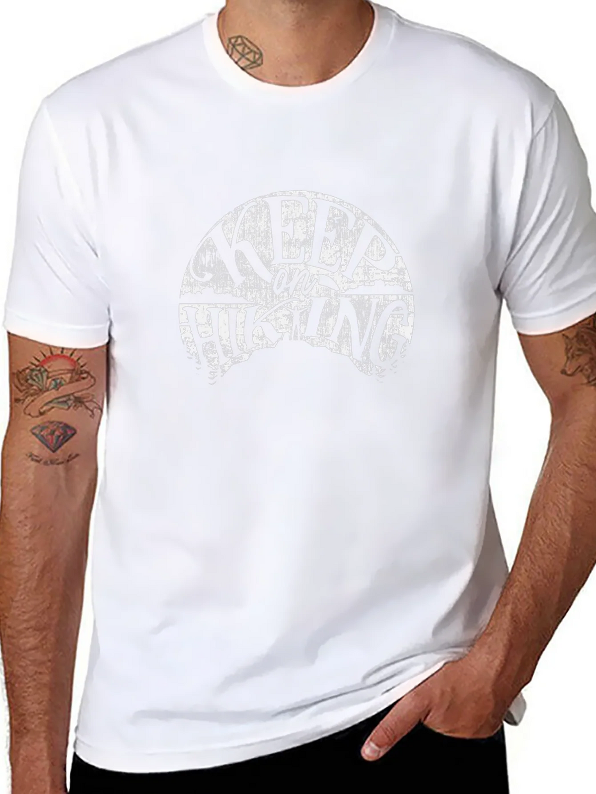 Keep on Hiking Graphic Tee - Black product image 10