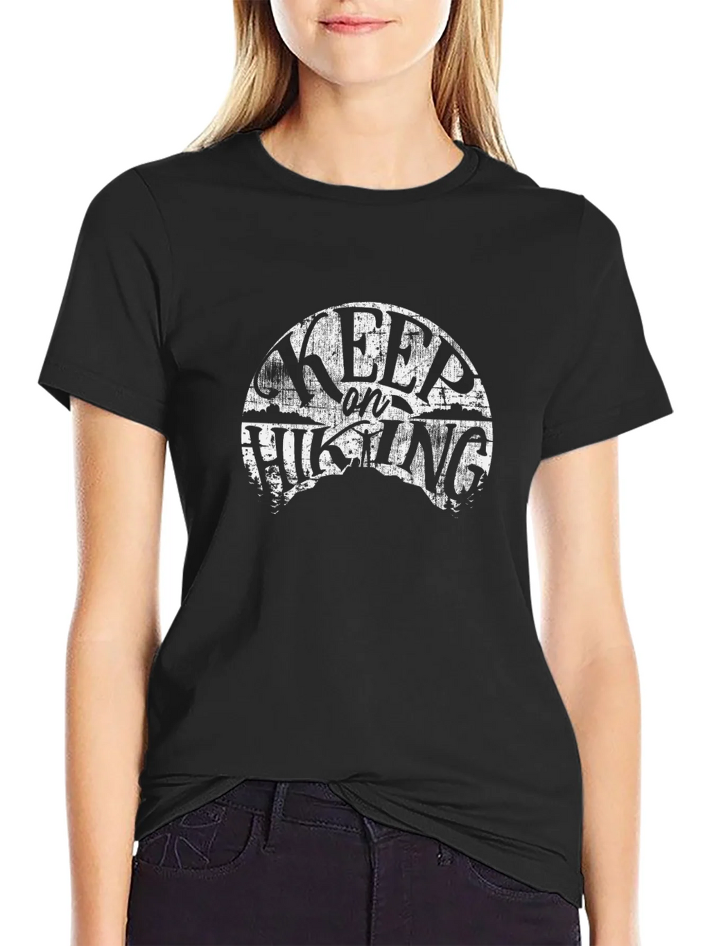 Keep on Hiking Graphic Tee - Black product image 5