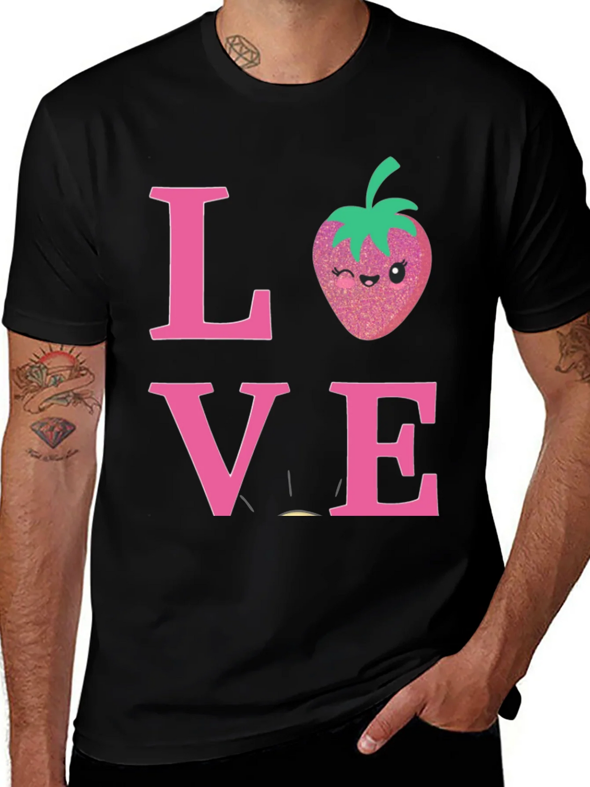 Love Strawberry Graphic T-Shirt product image 1