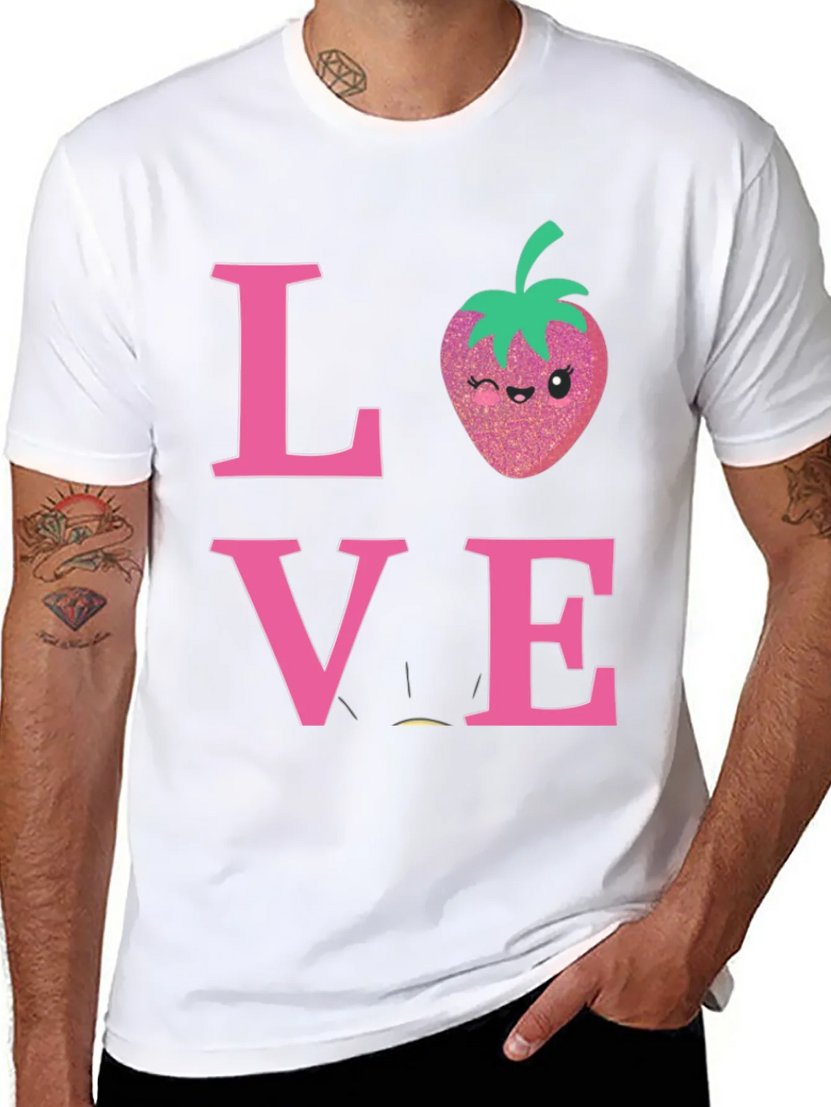 Love Strawberry Graphic T-Shirt product image 10