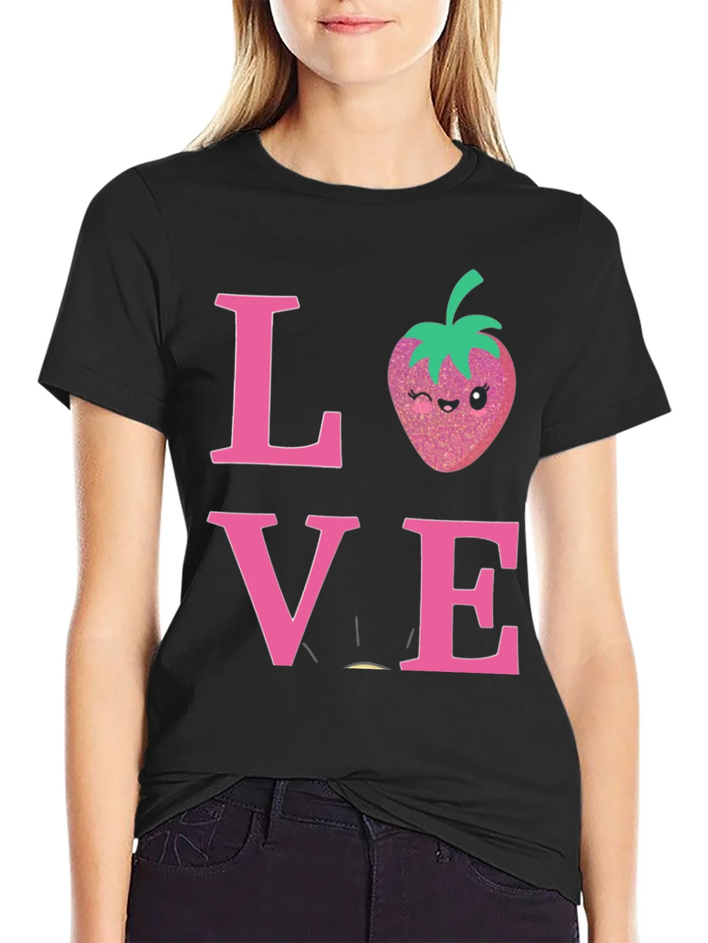 Love Strawberry Graphic T-Shirt product image 5