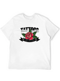 Tattoos Are Stupid Rose Graphic Mens T-Shirt product image 1