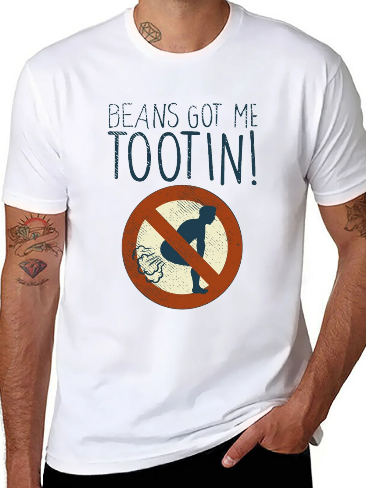 Beans Got Me Tootin Graphic Novelty T-Shirt product image 10