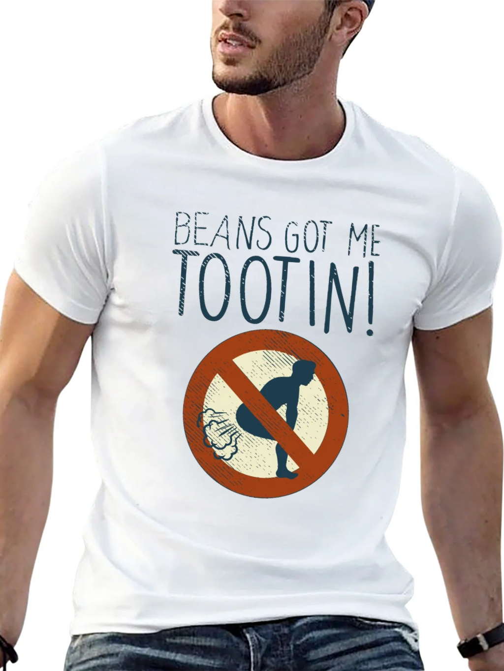 Beans Got Me Tootin Graphic Novelty T-Shirt product image 4