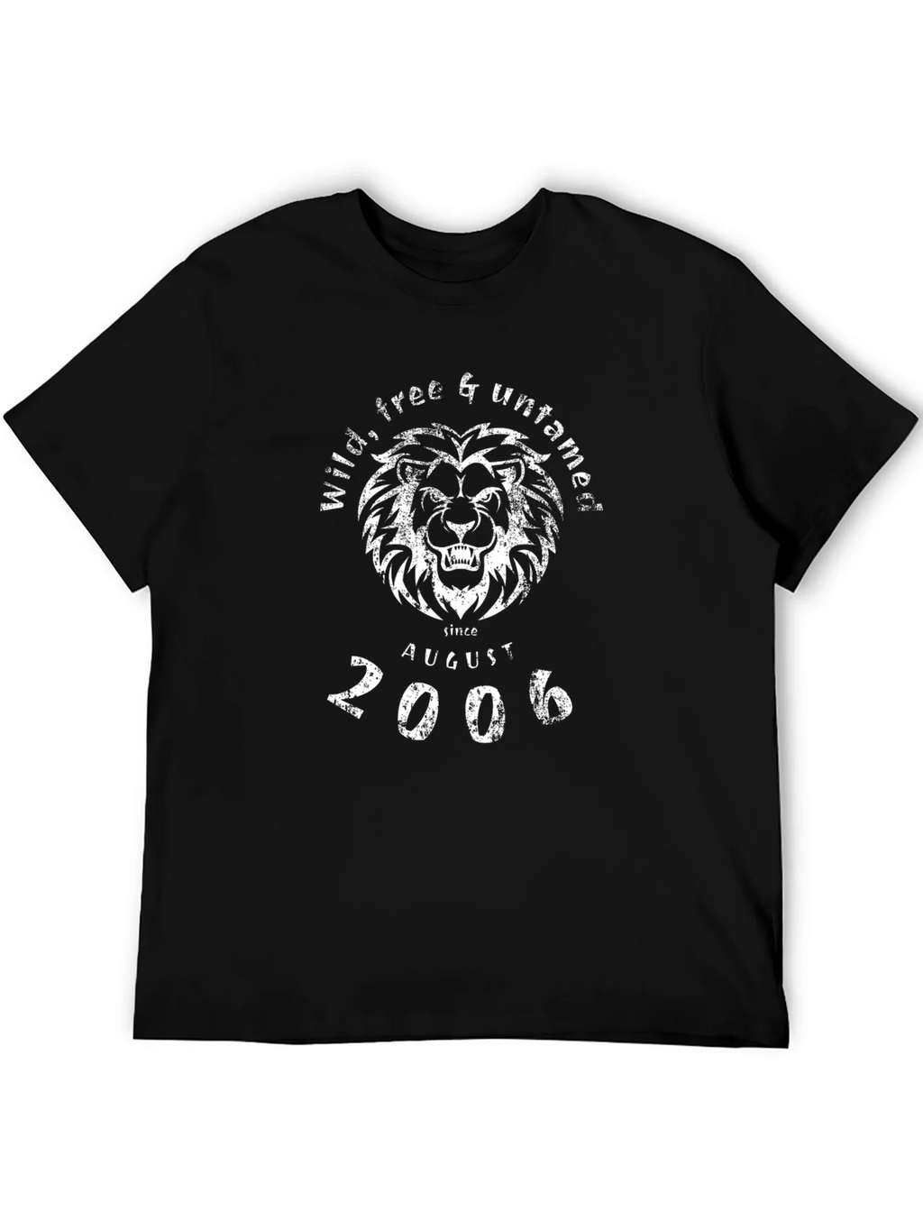 Wild Free & Untamed Lion Graphic Tee - Black product image 8