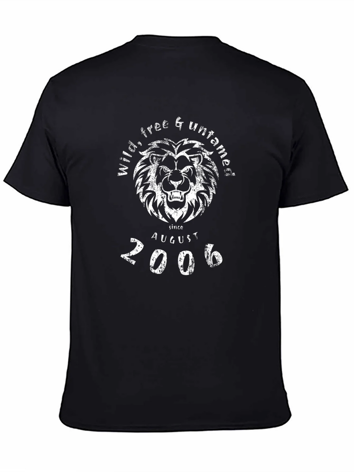Wild Free & Untamed Lion Graphic Tee - Black product image 7